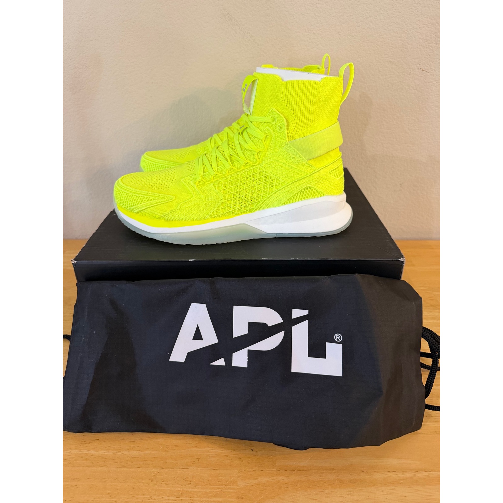 New Apl Concept X Men's Basketball Shoes Energy/Silver/White 8m/9.5w